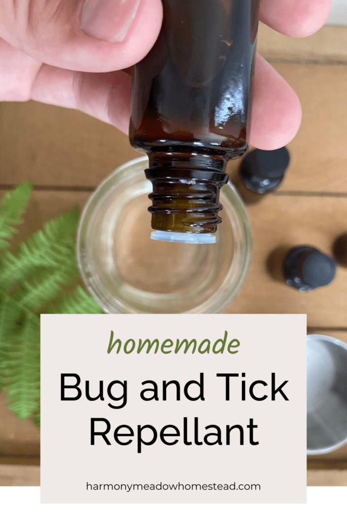 homemade bug and tick repellant pin image